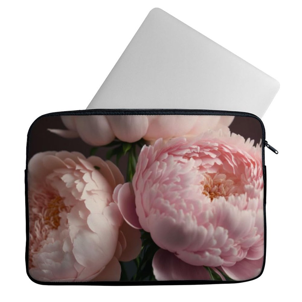 Beautiful Peony Mac Book Pro 14" Sleeve - Great Gifts - Best Gifts for Flower Lovers