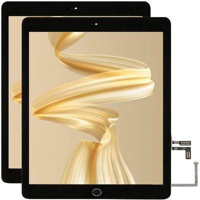 for iPad 5 5th Gen Screen Replacement A1822 A1823 2017 2 Pack Digitizer 9.7 Inch, for iPad 5th Generation Touch Glass with Home Button (Black)