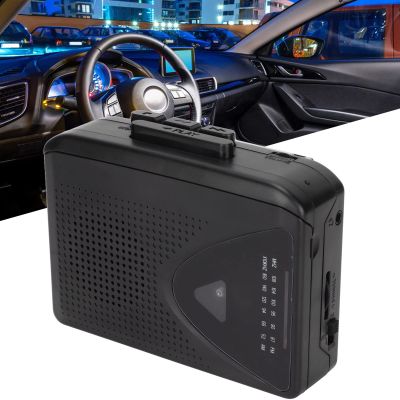 Cassette Player Recorder, Retro AMFM Radio Music Audio Stereo Recording with Builtin MicSpeaker, Portable Converter Tapes to MP3 WAV Digital Via USB, 3.5MM