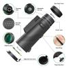 ZleoLeap 50x60 Monocular Telescope for Adults with Smartphone Holder & Tripod, BAK-4 Prism and FMC Lens High Power Monoculars for Bird Watching Wildlife Hunting Hiking view 2