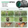ZleoLeap 50x60 Monocular Telescope for Adults with Smartphone Holder & Tripod, BAK-4 Prism and FMC Lens High Power Monoculars for Bird Watching Wildlife Hunting Hiking view 3