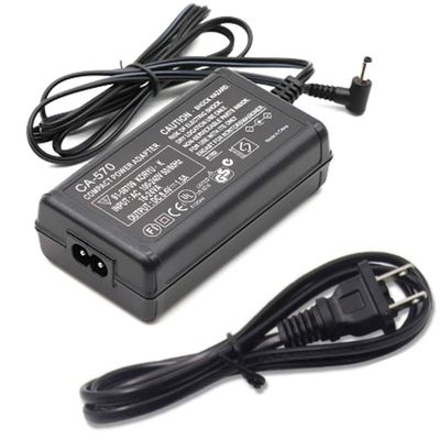Compact Power Adapter for Canon VIXIA HF10 HF11 HF20 HF21 HF100 HF200 Camcorder