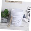FUNOMOCYA 2pcs Food-Grade Plastic Bucket Lid Portable Round Pail for Home Use for Storing Liquids Cleaning Products view 3