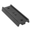 108mm/4.25in Rail Bar Metal Dovetail Mounting Plate, Telescope Scope Adapter Mount Base with Screw and Turnbuckle, for EQ Mounts and DSLR or SLR Cameras (Black) view 1