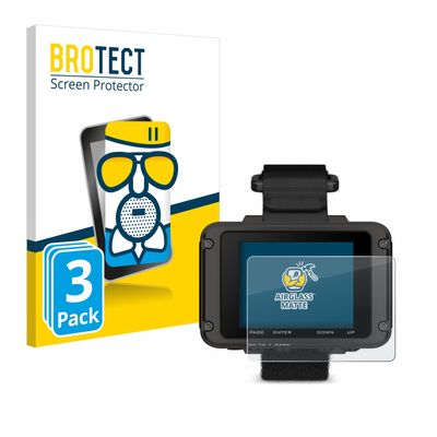 brotect Anti-Glare Glass Screen Protector Matte compatible with Garmin Foretrex 801 (3 Pack) - Anti-Scratch 9H Protection Film