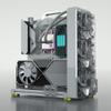 ATX Computer Case PC Test Bench Vertical Overclocking Open Aluminum Frame Chassis Rack DIY Computer Motherboard Case Rack Creative Personality Open PC Case Support Liquid Cooling view 3