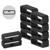 10 Pack Watch Band Holder Compatible with Garmin Instinct/Instinct 2/Vivoactive 4/Fenix 7/Fenix 6/Fenix 5 Band Keeper, 22mm Silicone Replacement Watch Band Clasp Clip Keeper Ring Loop Fastener (22mm) view 2