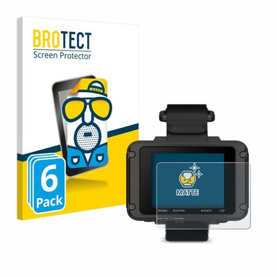brotect 6-Pack Screen Protector Anti-Glare compatible with Garmin Foretrex 801 Screen Protector Matte, Anti-Fingerprint Protection Film