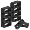 10 Pack Watch Band Holder Compatible with Garmin Vivoactive 3/Forerunner 645 245/Venu/Vivomove/Fenix 6S/Fenix 5S Band Keeper, 20mm Silicone Replacement Watch Band Clasp Clip Keeper Ring Loop Fastener view 1