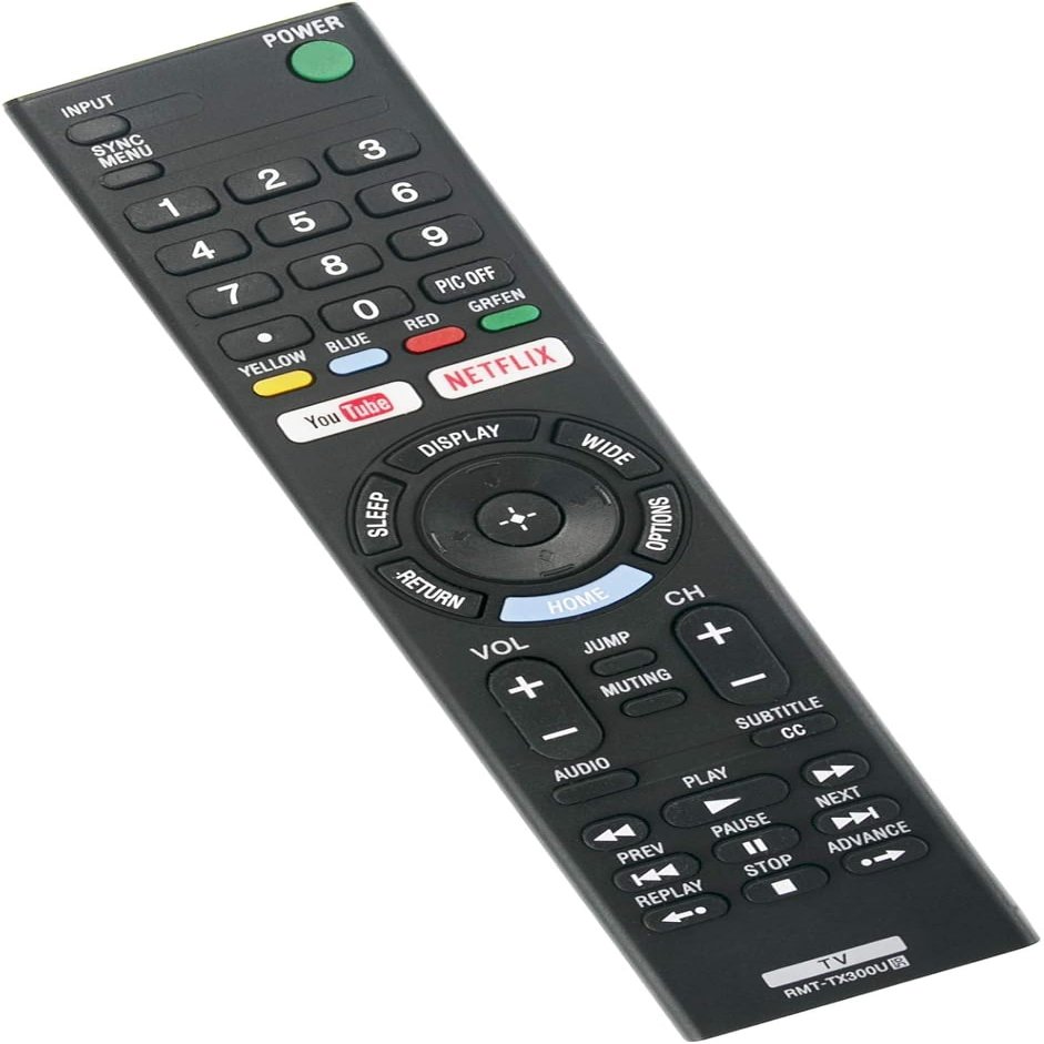 USARMT RMT-TX300U Remote Control Compatible with Sony Bravia TV XBR43X800D KDL-50W800C XBR-65X890C KDL-75 W800C with Netflix YouTube Keys