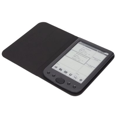 E Reader, 6in HD Ink Screen E Reader Books, 8GB Storage with Navigation and Black Protective Case