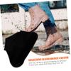 BESPORTBLE 1pair Unisex - Silicone Rain Shoe Wear-Resistant Overshoes for Outdoor Activities Easy to Clean Design Black view 3