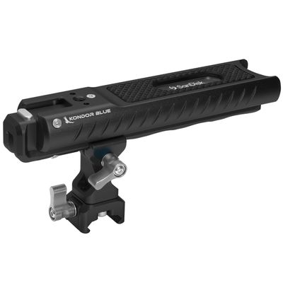 KONDOR BLUE | PRO-Blade SSD Handle Compatible with USB-C Recording | USB C Protection, Multiple mounting Points, & Ergonomic Design with Read/Write functionality | Raven Back