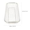 Housoutil 3pcs Stainless Steel Draining Basket for Kitchen Utensils and Dish Rack for Fruits and Vegetables Easy to Clean Chopsticks Storage Organizer view 3