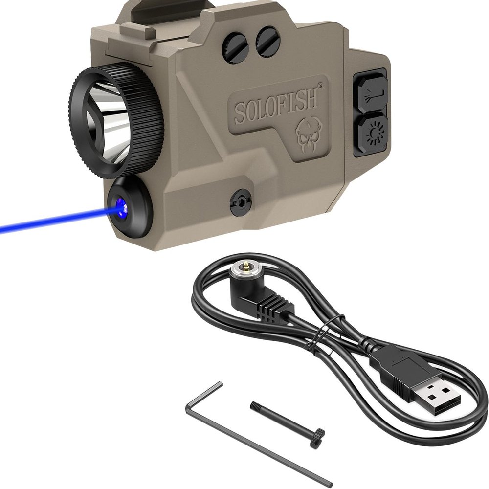 SOLOFISH 800lm Flashlight, Bundle with Magnetic Cable