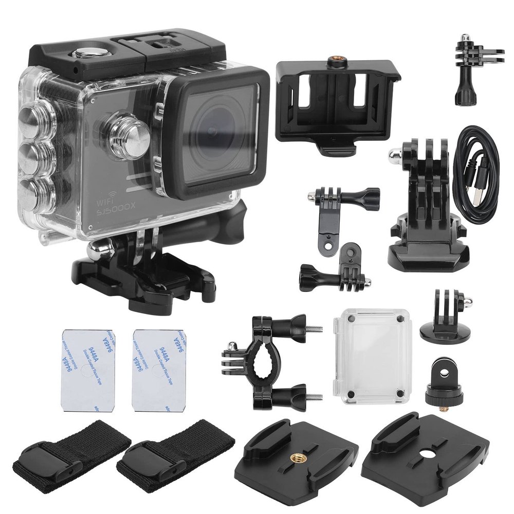 Vomeko SJ5000X Elite Sports Camera Kit, Underwater Sports Camera