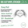 314PI You Had Me at Trigger Warning Sticker - Funny Smut, Bookish Water Assistant for Laptop, Phone, Water Bottle - Gift for Boy, Adult, Girl, Reading (Size 4") view 3