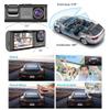 3 Channel Dash Cam for Car Camera Video Recorder Dashcam DVRs Black Box Dual Lens DVR with Rear View Camera 24H Parking Monitor view 4