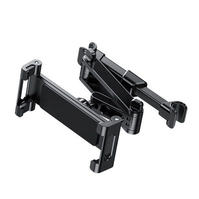 ZYAURA F Telescopic Car Rear Pillow Phone Holder Car Stand Seat Back Headrest Mounting Bracket for Phone Tablet 4.7-12.9 Inch Y (Color : Black)