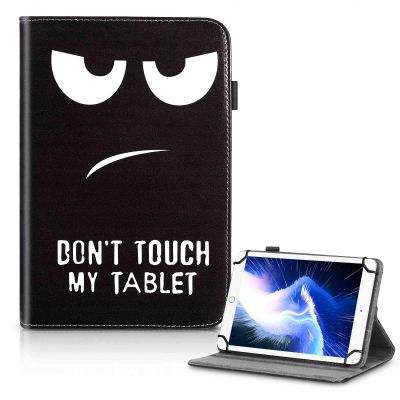 UrbanX 7-8 Inch Universal Tablet Case, Protective Cover StFolio Case for Samsung Galaxy Tab Active LTE 7 8 Inch, with 360 Degree Rotatable Kickstand, Multiple Viewing Angles Stylus Holder - I See You