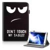 UrbanX 7-8 Inch Universal Tablet Case, Protective Cover StFolio Case for Samsung Galaxy Tab Active LTE 7 8 Inch, with 360 Degree Rotatable Kickstand, Multiple Viewing Angles Stylus Holder - I See You view 1