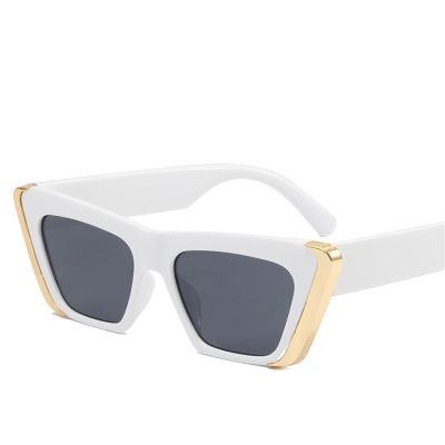 Small Frame Cat Eye Outdoor Fashion Men And Women Driving Decorative Sunglasses (Color : B, Size : 1)