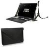 BoxWave Case Compatible with ASUS ROG Flow Z13-ACRNM RMT02 - Elite Leather Messenger Pouch, Synthetic Leather Cover Case Envelope Design for ASUS ROG Flow Z13-ACRNM RMT02 - Jet Black view 1