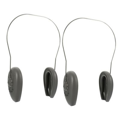 2pcs Rubber Ear Covers with Lanyard for Salon Hair Dyeing