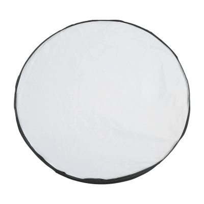 5 in 1 Photography Reflector Collapsible Light Reflector with Carrying Case, Portable Round Multi Disc Lighting Reflector for Studio Photography, Translucent Silver Gold White Black (110cm)