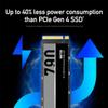 Lexar 4TB NM790 SSD PCIe Gen4 NVMe M.2 2280 Internal Solid State Drive, Up to 7400/6500 MB/s Read/Write, Compatible with PS5, for Gamers and Creators, Black (LNM790X004T-RNNNU) view 3