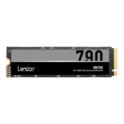 Lexar 1TB NM790 SSD PCIe Gen4 NVMe M.2 2280 Internal Solid State Drive, Up to 7400/6500 MB/s Read/Write, Compatible with PS5, for Gamers and Creators, Black (LNM790X001T-RNNNU)