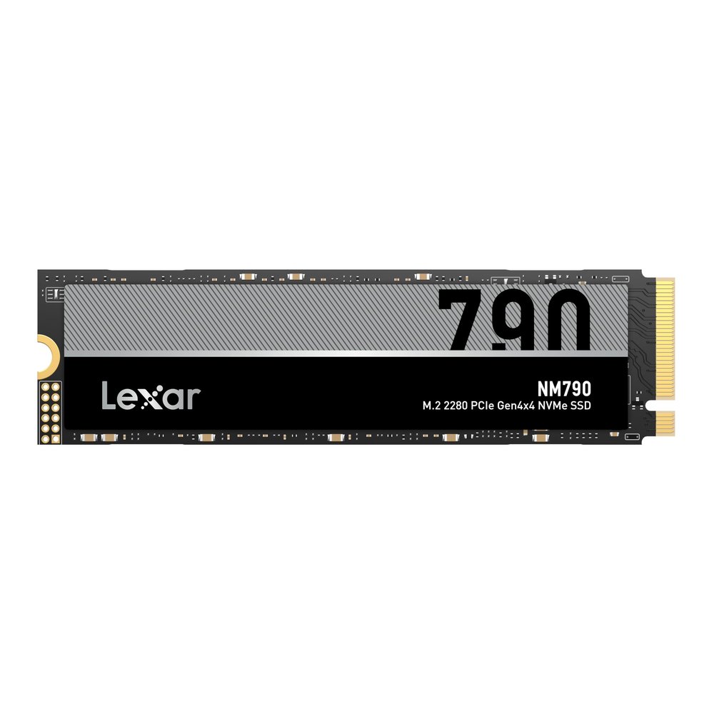 Lexar 1TB NM790 SSD PCIe Gen4 NVMe M.2 2280 Internal Solid State Drive, Up to 7400/6500 MB/s Read/Write, Compatible with PS5, for Gamers and Creators, Black (LNM790X001T-RNNNU)