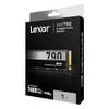 Lexar 1TB NM790 SSD PCIe Gen4 NVMe M.2 2280 Internal Solid State Drive, Up to 7400/6500 MB/s Read/Write, Compatible with PS5, for Gamers and Creators, Black (LNM790X001T-RNNNU) view 3