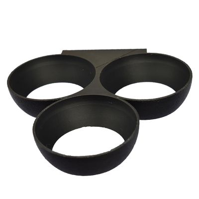 Pickleball 3-Ball Wall Mount | Convenient Pickleball Ball Storage | Made in USA (Black)