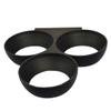Pickleball 3-Ball Wall Mount | Convenient Pickleball Ball Storage | Made in USA (Black) view 1