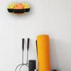 Pickleball 3-Ball Wall Mount | Convenient Pickleball Ball Storage | Made in USA (Black) view 2