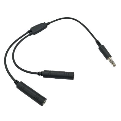 Pdflie 7.1 7.0 mm Extension Cable GA Headphone Adapter for David Clarks Bose Helicopter Aircraft General Aviation Military Headset(NATO US Plug)