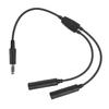 Pdflie U174 GA General Aviation Headset Female-Male Adapter Compatible for Airbus Helicopter Headphone view 1