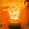 Jinnwell 3D Rose Flower led Night Light Lamp Illusion Night Light 16 Color Changing Table Desk Decoration Lamps Gift Acrylic Flat ABS Base USB Cable Toy view 2