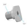 NovelGoal Camera Accessories Screw Male to Male Metal Adapter Convert Female Thread to 1/4" 3/8 Tripod Monopod Ball Head (Type D) view 4