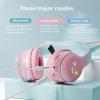 TSKVT Bluetooth Earphones, Cute Styling, Game Earphones Suitable for Smartphones Bluetooth 5.0, can be Connected and Used on Mobile Phones, Tablets, and Other Devices, (Purple) view 3