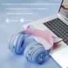 TSKVT Bluetooth Earphones, Cute Styling, Game Earphones Suitable for Smartphones Bluetooth 5.0, can be Connected and Used on Mobile Phones, Tablets, and Other Devices, (Purple) view 4