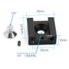 NovelGoal Photography Accessories 1/4" Screw Flash Hot Shoe Seat Base Hotshoe Adapter Mount Camera Photo Studio Kit view 4