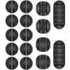 Shintop Cable Clips, 16 Pack Black Cord Organizer Adhesive Cord Management Wire Holder for Organizing Phones Chargers Desk Nightstand Car view 1