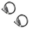 (2PCS) UV-5R USB Charger Cable UV-5R USB Charging Cable (2.5mm) [New Version 2026 ] for BaoFeng UV-5R UV-82 BF-F8HP UV-82HP UV-5X3 UV-5RE UV-S9 UV-9S Cord with Indicator Light(Not for Charging Base) view 1