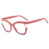 bullabulling Stylish Cat Eye Reading Glasses for Women Pearl Designer Blue Light Blocking Readers (pink, 2.75, multiplier_x) view 1