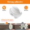 Shintop Cable Clips, 16 Pack White Cord Holder Adhesive Cable Organizer Wire Holder for Organizing Phones Chargers Desk Nightstand Car view 3