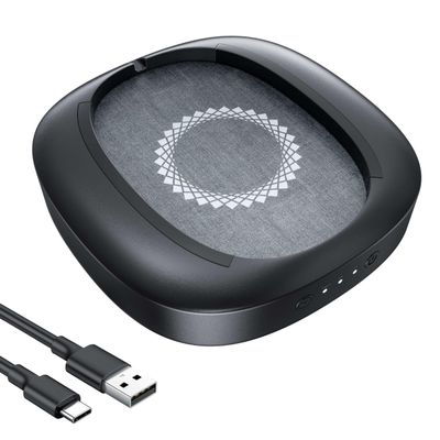 MEKASS Mouse Mover with Adjustable Interval Timer and Ultra-Silent Motor, Mouse Jiggler Simulates Real Mouse Movement, No Need Software, Mouse Jiggers for Keeping Computer Awake(Black)