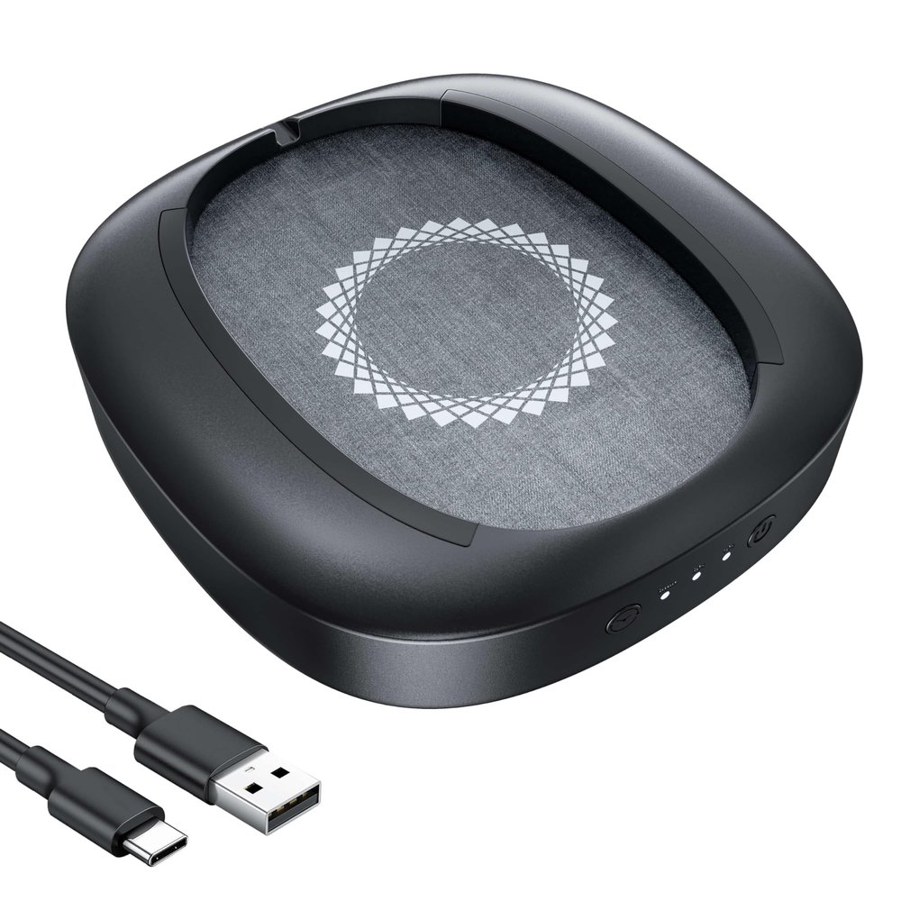 MEKASS Mouse Mover with Adjustable Interval Timer and Ultra-Silent Motor, Mouse Jiggler Simulates Real Mouse Movement, No Need Software, Mouse Jiggers for Keeping Computer Awake(Black)