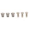 Screw Set, Finely Crafted Metal Screw Set Stainless Steel Universal Easy Installation Replacement 3 Pieces view 3
